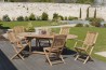 Premium Teak Wood Garden Furniture Set for 8/10 People