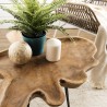 Table d'appoint CLARA en bois de teck