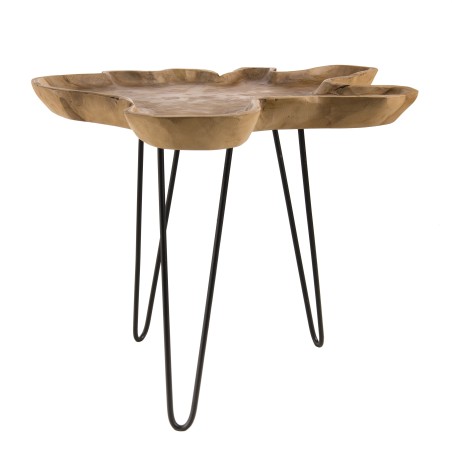 Table d'appoint CLARA en bois de teck