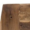 Table d'appoint CLARA - Teck naturel 55x55cm