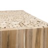 CLARA - Square Coffee Table 70x70cm Natural Teak Branches
