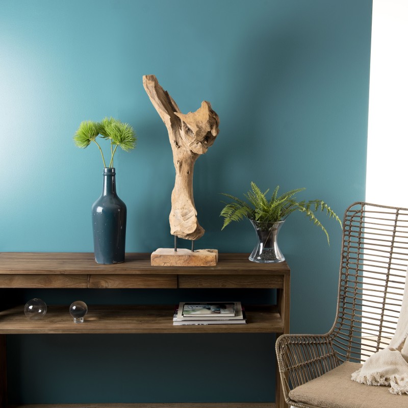 CLARA - Natural Teak Branch Decorative Object 'S' - Contemporary Home Decor CLARA - Natural Teak Branch Decorative Object 'S' - Contemporary Home Decor