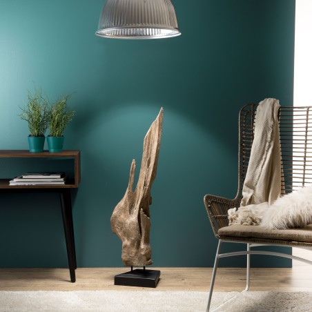 CLARA - Objet décoration bois teck naturel