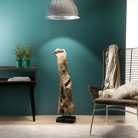 CLARA - Objet décoration bois teck naturel