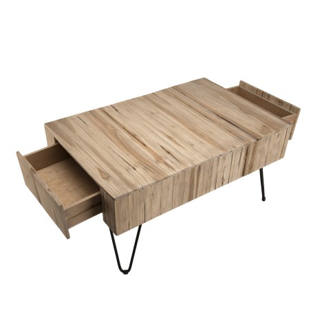 CLARA Rectangular Coffee Table with 2 Drawers