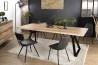 Table à manger MAXENCE en bois chêne 230x100cm