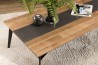 Table basse MAXENCE en bois de teck recyclé