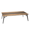 MAXENCE Rectangular Coffee Table 140x70cm - Recycled Teak Wood