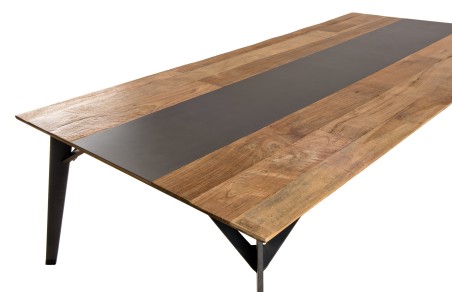 Table basse MAXENCE en bois de teck recyclé