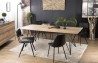 MAXENCE Rectangular Dining Table 220x100cm Oak Wood