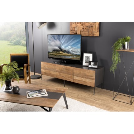 Meuble TV MAXENCE en bois de teck recyclé
