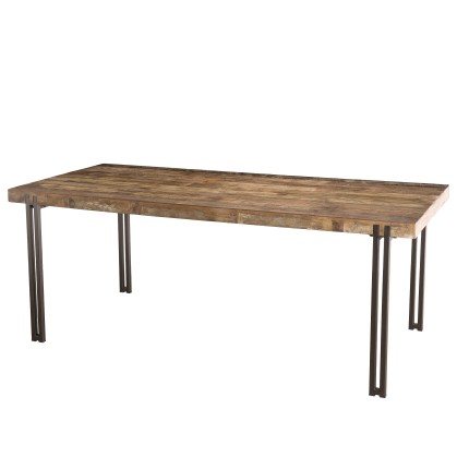 Table à manger SIXTINE 200x90cm Teck recyclé