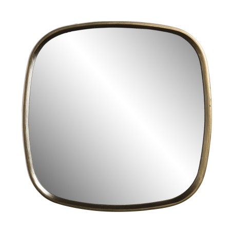 JOHAN - Mirror 69x70cm Rounded Corners Golden Aluminum