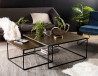 Set de 2 tables gigognes carrées JOHAN