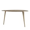 JOHAN - Gold Aluminium Water Drop Coffee Table