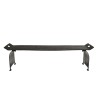 JOHAN Rectangular Black Aluminum Coffee Table 134x40cm