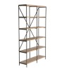 CARLA Shelving Unit - Teak and Metal Shelf with 5 Levels