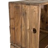 NORA Storage Unit - 6 Brown Wooden Crates - Vintage Spirit