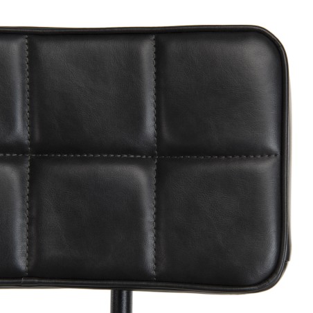 Lot 2 tabourets bar James noir 80cm
