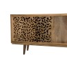 INDRA Mango Wood Sideboard 160x45cm - 2 Sliding Doors 1 Shelf