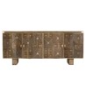 Buffet bois Manguier INDRA 177x45cm 4 portes