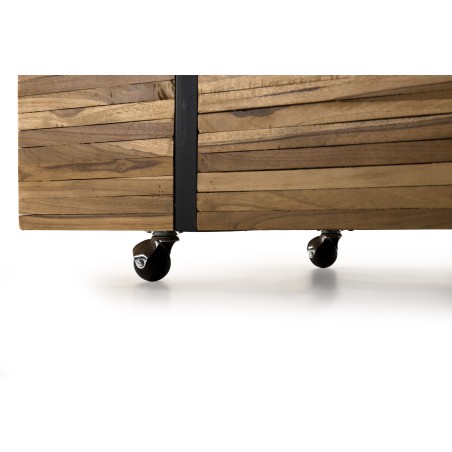 Table basse SAM en bois de teck recyclé