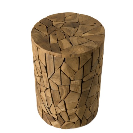 Table d'appoint SAM en bois de teck