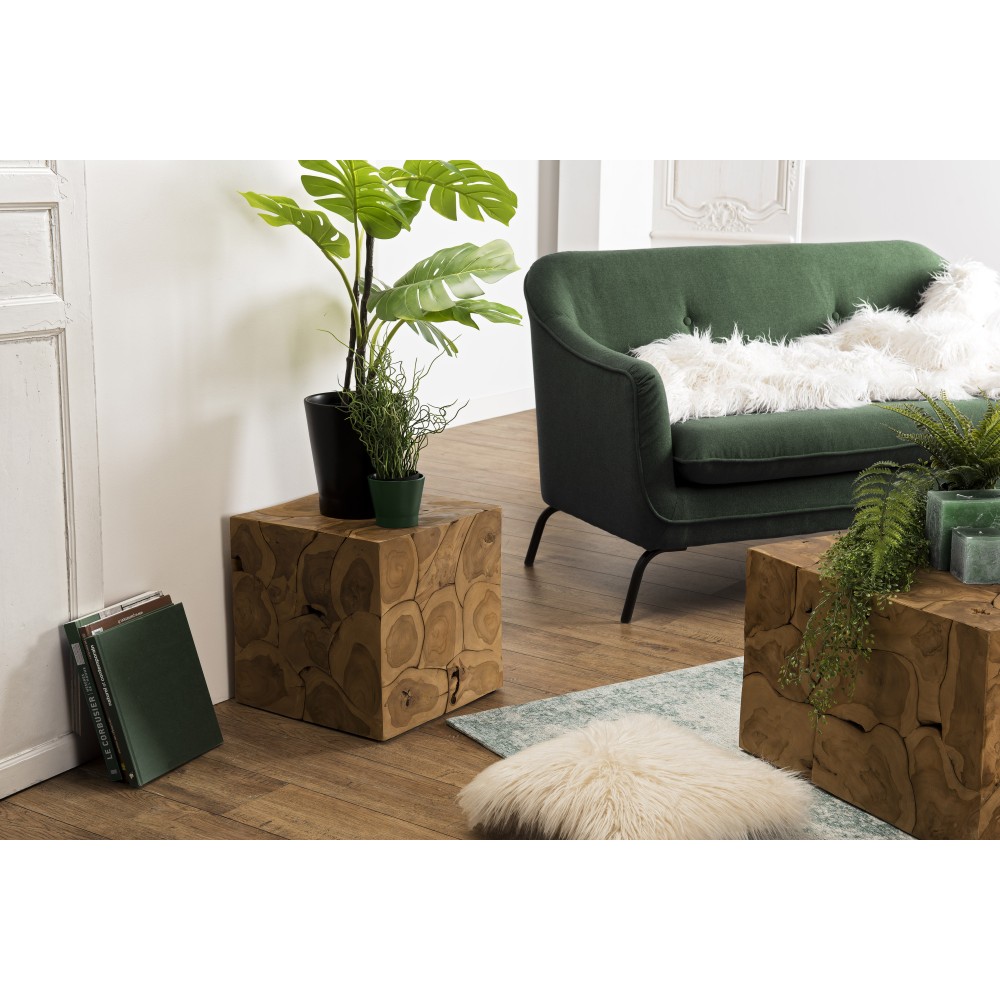 Table d'appoint SAM - Cube 40x40cm bois Teck Table d'appoint SAM - Cube 40x40cm bois Teck