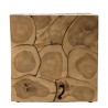 SAM Cube 40x40cm Natural Teak Wood Side Table