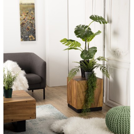 Table d'appoint carrée SAM bois Suar 38x38cm