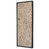 SAM - Rectangular Wall Decoration 100x40cm Natural Teak Wood Branches