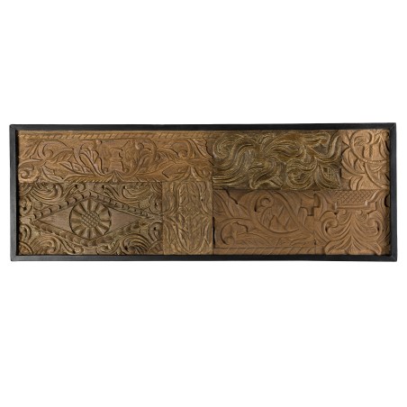 SAM - Rectangular Wall Decoration in Recycled Teak | Unique Home Decor