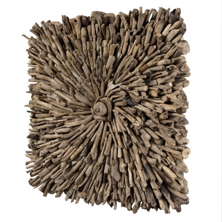 SAM - Square Wall Decoration 90x90cm Driftwood