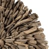 Décoration murale ronde bois flotté SAM 80x80cm