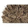 SAM - Round Wall Decoration 80x80cm in Driftwood