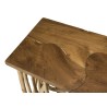 Console SAM bois teck naturel 120x35cm