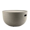 HECTOR - Round Concrete Garden Coffee Table 58x58 cm