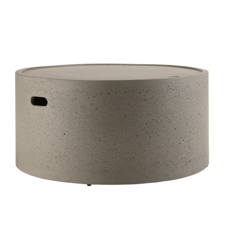 HECTOR Round Garden Coffee Table 80x80 cm Concrete - Buy Now