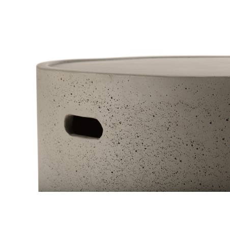 HECTOR Round Garden Coffee Table 80x80 cm Concrete - Buy Now