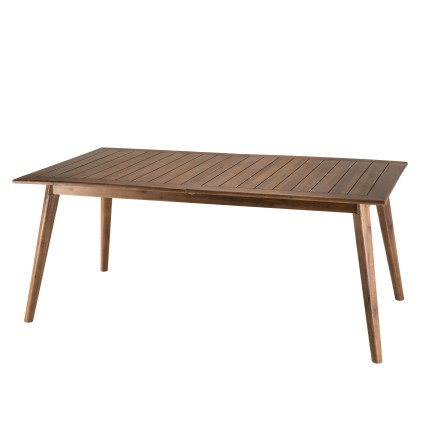 Table de jardin VICTOIRE - Bois Acacia extensible 180/240x100x75 cm