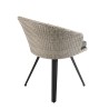 Chaise de jardin VICTOIRE en rotin synthétique gris