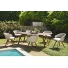 Victoire Acacia Wood Garden Furniture Set for 6/8 People