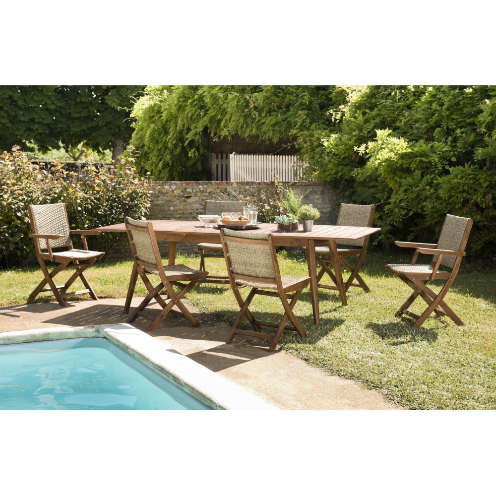 Victoire Wooden Garden Furniture Set for 8/10 People Victoire Wooden Garden Furniture Set for 8/10 People