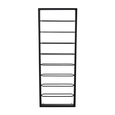 Étagère range-bouteilles HELENA 8 niveaux métal noir