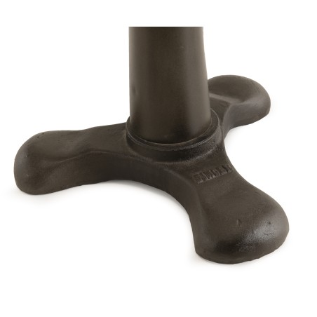 Tabouret industriel ROMAIN - Acacia recyclé et métal gris anthracite