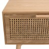 Rodrigo Natural-Coloured Coffee Table with 2 Drawers and 1 Niche