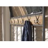 DORIA - Entryway Coat Rack with Mirror and 2 Shelves