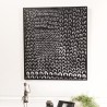 TOD - Rectangular Wall Decoration 64x70cm Black Metal