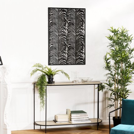 Décoration murale TOD 68x100cm métal noir