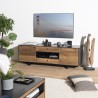 DANDY - TV Stand with 2 Doors, 2 Drawers and 1 Niche